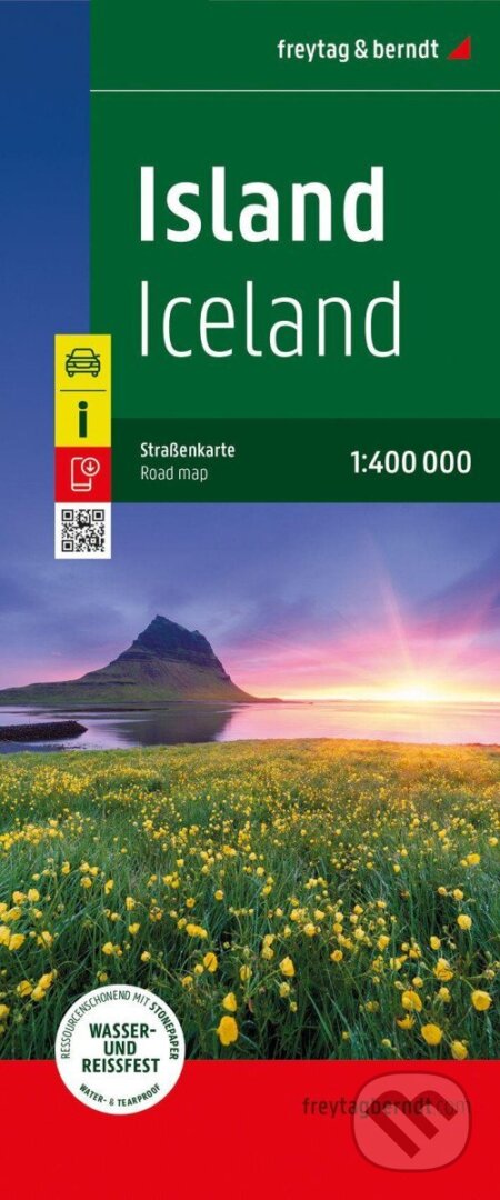 Island 1:400 000 / cestovní mapa (freytag&berndt). freytag&berndt, 2025 Island 1:400 000 / cestovní mapa (freytag&berndt). freytag&berndt, 2025