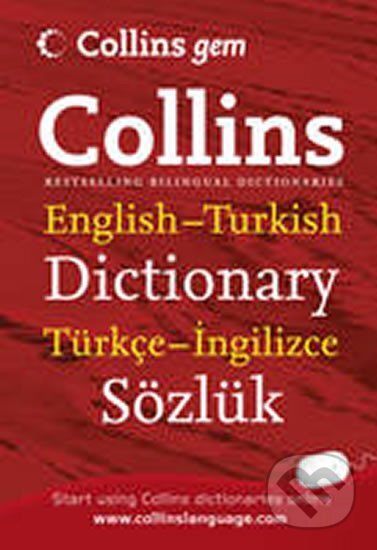 Kniha: Collins Gem Turkish Dictionary (neuvedený autor). HarperCollins, 2010 Kniha: Collins Gem Turkish Dictionary (neuvedený autor). HarperCollins, 2010