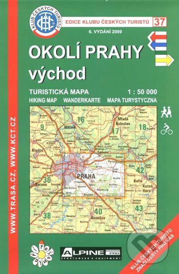 Kniha: KČT 37 - Okolí Prahy - východ (Klub českých turistů). Klub českých turistů Kniha: KČT 37 - Okolí Prahy - východ (Klub českých turistů). Klub českých turistů