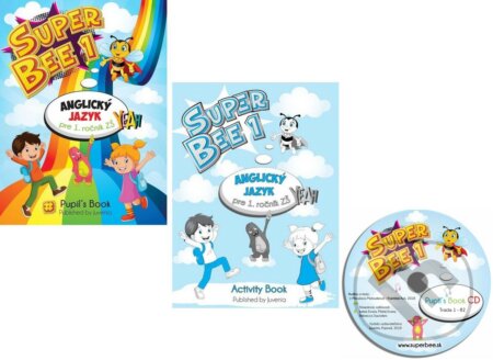 Kniha: Maxiset Super Bee 1 (Učebnica + online vstup + pracovný zošit + fyzické CD) (Juvenia Education Studio). Juvenia Education Studio, 2018 Kniha: Maxiset Super Bee 1 (Učebnica + online vstup + pracovný zošit + fyzické CD) (Juvenia Education Studio). Juvenia Education Studio, 2018