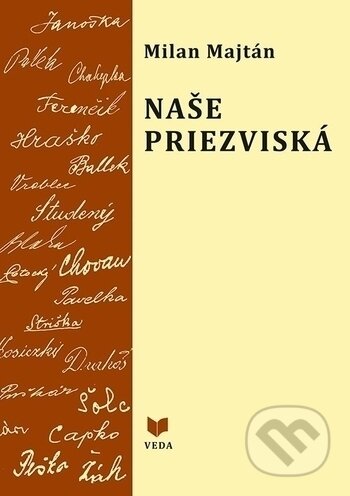 Kniha: Naše priezviská (Milan Majtán). VEDA, 2018 Kniha: Naše priezviská (Milan Majtán). VEDA, 2018