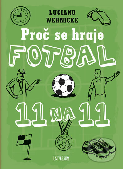 Kniha: Proč se hraje fotbal jedenáct na jedenáct (Luciano Wernicke). Universum, 2018 Kniha: Proč se hraje fotbal jedenáct na jedenáct (Luciano Wernicke). Universum, 2018