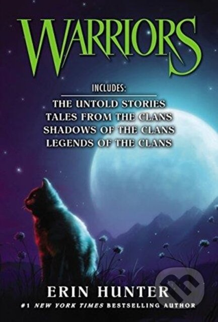 Kniha: Warriors Novella 4-Book Box Set: The Untold Stories, Tales from the Clans, Shadows of the Clans, Legends of the Clans (Erin Hunter). HarperCollins, 2018 Kniha: Warriors Novella 4-Book Box Set: The Untold Stories, Tales from the Clans, Shadows of the Clans, Legends of the Clans (Erin Hunter). HarperCollins, 2018