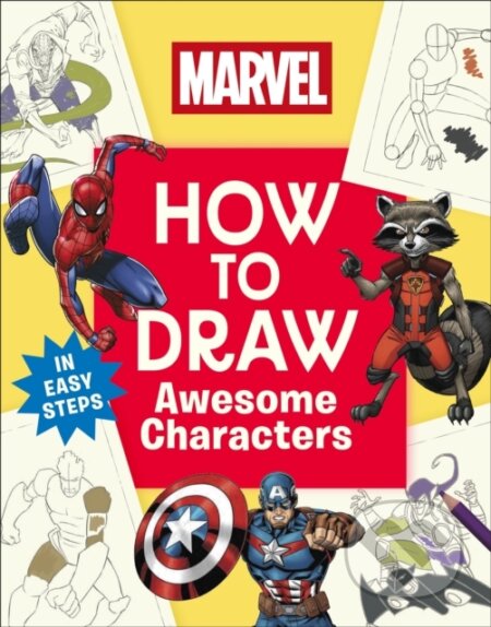 Kniha: Marvel How to Draw Awesome Characters (DK). Dorling Kindersley, 2025 Kniha: Marvel How to Draw Awesome Characters (DK). Dorling Kindersley, 2025