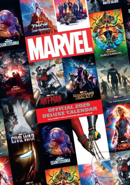 Kniha: Deluxe kalendář 2026 Marvel - Avengers (29,7 x 42 cm) (Marvel). Marvel, 2025 Kniha: Deluxe kalendář 2026 Marvel - Avengers (29,7 x 42 cm) (Marvel). Marvel, 2025