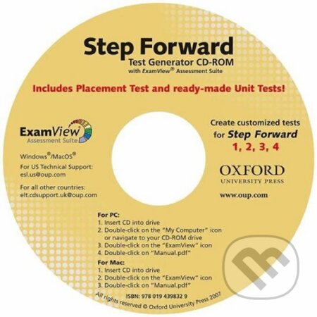 Kniha: Step Forward Test Generator CD-ROM (Jayme Adelson-Goldstein). Oxford University Press, 2007 Kniha: Step Forward Test Generator CD-ROM (Jayme Adelson-Goldstein). Oxford University Press, 2007