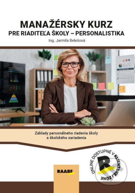 Kniha: Manažérsky kurz pre riaditeľa školy - personalistika (Katarína Tamášová Karácsonyová, Ingrid Konečná Veverková a Matúš Mesarčík). Raabe, 2025 Kniha: Manažérsky kurz pre riaditeľa školy - personalistika (Katarína Tamášová Karácsonyová, Ingrid Konečná Veverková a Matúš Mesarčík). Raabe, 2025
