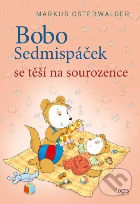 Kniha: Bobo Sedmispáček se těší na sourozence (Markus Osterwalder). Logos, 2025 Kniha: Bobo Sedmispáček se těší na sourozence (Markus Osterwalder). Logos, 2025