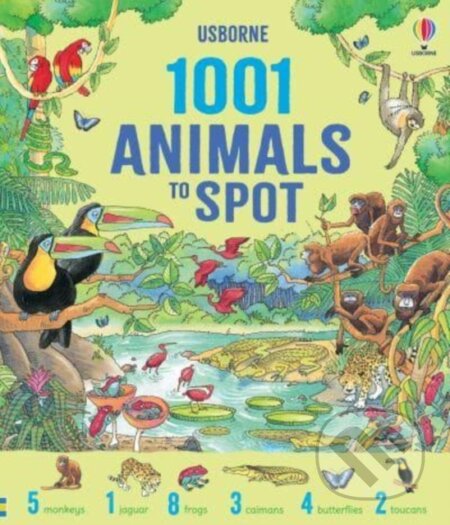 Kniha: 1001 Animals to Spot (Gillian Doherty). Usborne, 2025 Kniha: 1001 Animals to Spot (Gillian Doherty). Usborne, 2025