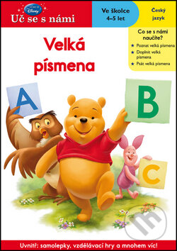 Kniha: Uč se s námi Velká písmena (Walt Disney). Egmont SK, 2012 Kniha: Uč se s námi Velká písmena (Walt Disney). Egmont SK, 2012