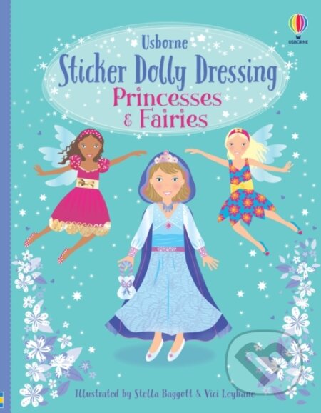 Kniha: Sticker Dolly Dressing Princesses & Fairies (Fiona Watt). Usborne, 2007 Kniha: Sticker Dolly Dressing Princesses & Fairies (Fiona Watt). Usborne, 2007