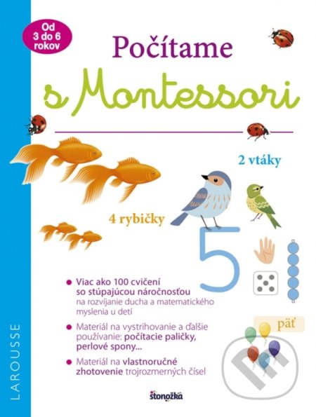 Kniha: Počítame s Montessori (Delphine Urvoy). Stonožka, 2018 Kniha: Počítame s Montessori (Delphine Urvoy). Stonožka, 2018