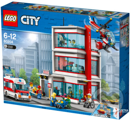 LEGO City 60204 Nemocnica LEGO City, LEGO, 2018