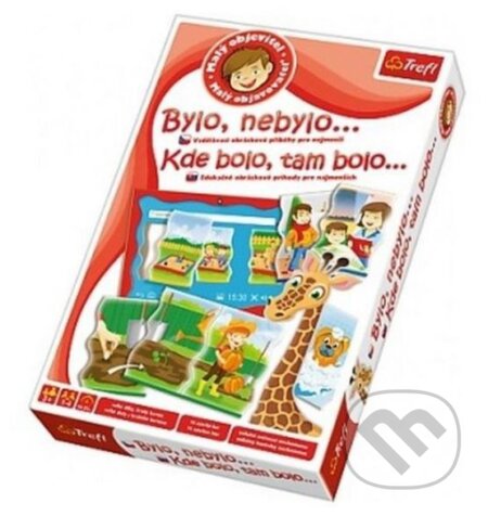 Spoločenská hra: Edukačná hra: Malý objevitel - Bylo, nebylo - Kde bolo, tam bolo (Trefl). Trefl, 2020 Spoločenská hra: Edukačná hra: Malý objevitel - Bylo, nebylo - Kde bolo, tam bolo (Trefl). Trefl, 2020