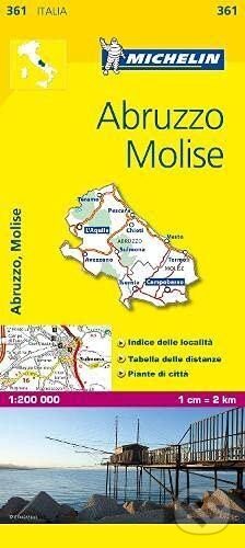 Kniha: MK 361 Abruzzo & Molisse 1:200 000 (Michelin). , 2008 Kniha: MK 361 Abruzzo & Molisse 1:200 000 (Michelin). , 2008