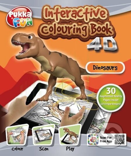 Kniha: Pukka Fun Interaktivní omalovánky - Dinosauři (Pukka Pad). Pukka Pad Kniha: Pukka Fun Interaktivní omalovánky - Dinosauři (Pukka Pad). Pukka Pad