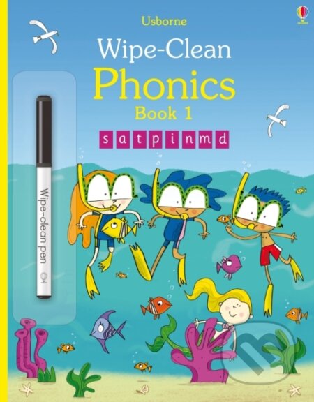 Kniha: Wipe-clean Phonics book 1 (Mairi Mackinnon). Usborne, 2016 Kniha: Wipe-clean Phonics book 1 (Mairi Mackinnon). Usborne, 2016