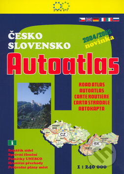 Kniha: Česko Slovensko Autoatlas 2004/2005 (Žaket). Žaket, 2004 Kniha: Česko Slovensko Autoatlas 2004/2005 (Žaket). Žaket, 2004