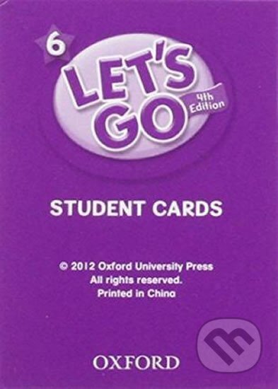 Kniha: Let´s Go 6 Student Cards (4th) (Ritsuko Nakata). Oxford University Press, 2012 Kniha: Let´s Go 6 Student Cards (4th) (Ritsuko Nakata). Oxford University Press, 2012