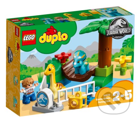 Spoločenská hra: LEGO DUPLO Jurassic World 10879 Nežní obri v Zoo (LEGO). LEGO, 2018 Spoločenská hra: LEGO DUPLO Jurassic World 10879 Nežní obri v Zoo (LEGO). LEGO, 2018