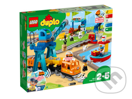 Spoločenská hra: LEGO DUPLO Town 10875 Nákladný vlak (LEGO). LEGO, 2018 Spoločenská hra: LEGO DUPLO Town 10875 Nákladný vlak (LEGO). LEGO, 2018