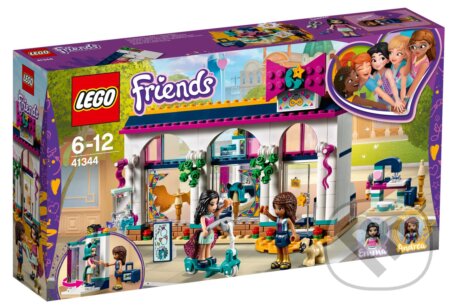 Spoločenská hra: LEGO Friends 41344 Andrein obchod s doplnkami (LEGO). LEGO, 2018 Spoločenská hra: LEGO Friends 41344 Andrein obchod s doplnkami (LEGO). LEGO, 2018