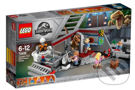 Spoločenská hra: LEGO Jurassic World 75932 Jurský park: Naháňačka s Velciraptorom (LEGO). LEGO, 2018 Spoločenská hra: LEGO Jurassic World 75932 Jurský park: Naháňačka s Velciraptorom (LEGO). LEGO, 2018