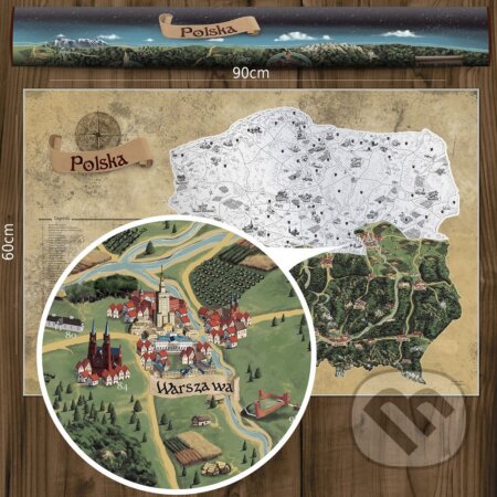 Stieracia mapa Poľska (Giftio). Giftio, 2018 Stieracia mapa Poľska (Giftio). Giftio, 2018