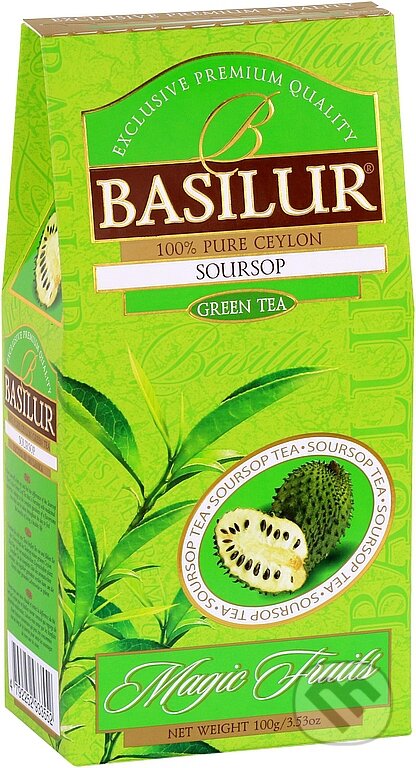 Kávy a čaje: Basilur Soursop (Bio - Racio). Bio - Racio, 2018 Kávy a čaje: Basilur Soursop (Bio - Racio). Bio - Racio, 2018