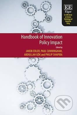 Kniha: Handbook of Innovation Policy Impact (Jakob Edler a kolektív). Edward Elgar, 2016 Kniha: Handbook of Innovation Policy Impact (Jakob Edler a kolektív). Edward Elgar, 2016