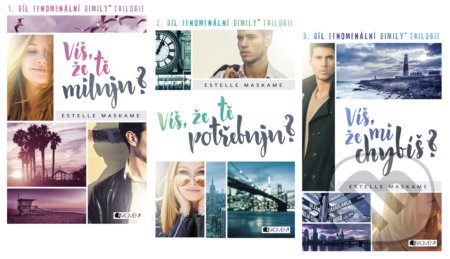 Kniha: DIMILY (komplet) (Estelle Maskame). Nakladatelství Fragment, 2018 Kniha: DIMILY (komplet) (Estelle Maskame). Nakladatelství Fragment, 2018