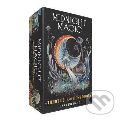 Kniha: Midnight Magic: A Tarot Deck of Mushrooms (Sara Richard). Adams Media, 2023 Kniha: Midnight Magic: A Tarot Deck of Mushrooms (Sara Richard). Adams Media, 2023