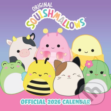 Oficiální nástěnný kalendář 2026: Squishmallows s plakátem (30,5 x 30,5|61 cm) (Squishmallows). Squishmallows, 2025 Oficiální nástěnný kalendář 2026: Squishmallows s plakátem (30,5 x 30,5|61 cm) (Squishmallows). Squishmallows, 2025