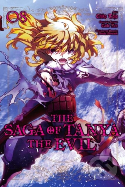 Kniha: The Saga of Tanya the Evil, Vol. 8 (manga) (Carlo Zen, Shinobu Shinotsuki, Rochelle Gancio, Emily Balistrieri a Chika Tojo). Yen Press, 2019 Kniha: The Saga of Tanya the Evil, Vol. 8 (manga) (Carlo Zen, Shinobu Shinotsuki, Rochelle Gancio, Emily Balistrieri a Chika Tojo). Yen Press, 2019