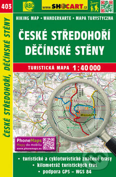 Kniha: České středohoří, Děčínské stěny 1:40 000 (SHOCart). SHOCart, 2018 Kniha: České středohoří, Děčínské stěny 1:40 000 (SHOCart). SHOCart, 2018