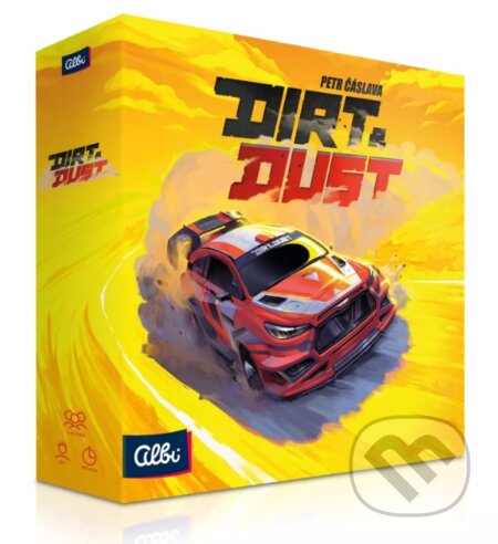 Spoločenská hra: Dirt & Dust (Petr Čáslava). Albi, 2025 Spoločenská hra: Dirt & Dust (Petr Čáslava). Albi, 2025