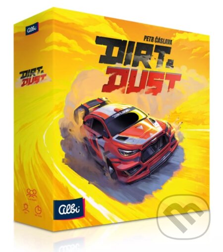 Spoločenská hra: Dirt & Dust (Petr Čáslava). Albi, 2025 Spoločenská hra: Dirt & Dust (Petr Čáslava). Albi, 2025