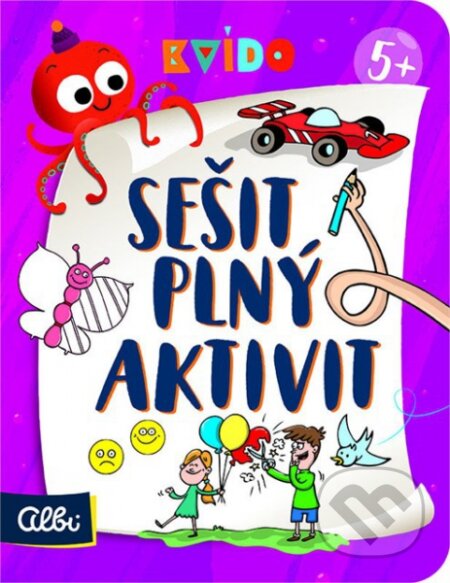 Společenská hra: Kvído Sešit plný aktivit 5+ (Albi). Albi, 2018 Společenská hra: Kvído Sešit plný aktivit 5+ (Albi). Albi, 2018