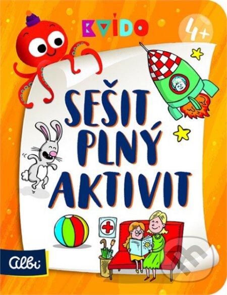 Společenská hra: Kvído Sešit plný aktivit 4+ (Albi). Albi, 2018 Společenská hra: Kvído Sešit plný aktivit 4+ (Albi). Albi, 2018