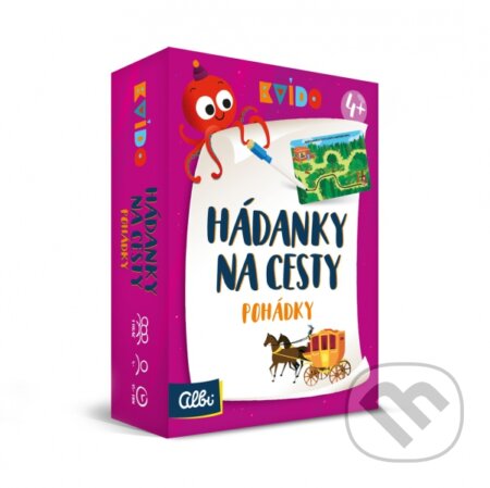 Společenská hra: Kvído Hádanky na cesty Pohádky (Albi). Albi, 2018 Společenská hra: Kvído Hádanky na cesty Pohádky (Albi). Albi, 2018
