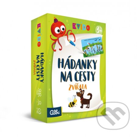 Společenská hra: Kvído Hádanky na cesty Zvířata (Albi). Albi, 2018 Společenská hra: Kvído Hádanky na cesty Zvířata (Albi). Albi, 2018