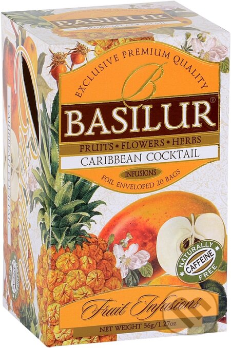 Kávy a čaje: Caribbean Cocktail (Bio - Racio). Bio - Racio, 2018 Kávy a čaje: Caribbean Cocktail (Bio - Racio). Bio - Racio, 2018