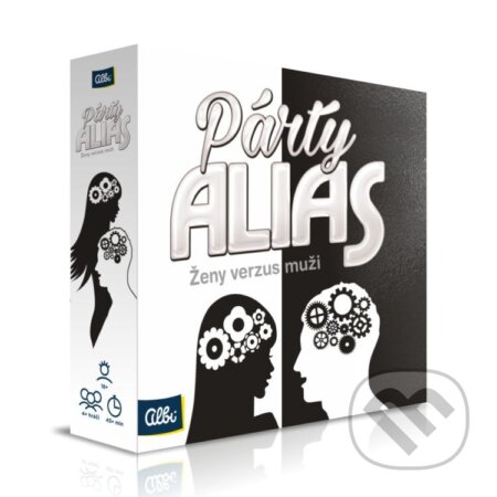 Spoločenská hra: Párty Alias Ženy verzus Muži (Albi). Albi, 2018 Spoločenská hra: Párty Alias Ženy verzus Muži (Albi). Albi, 2018