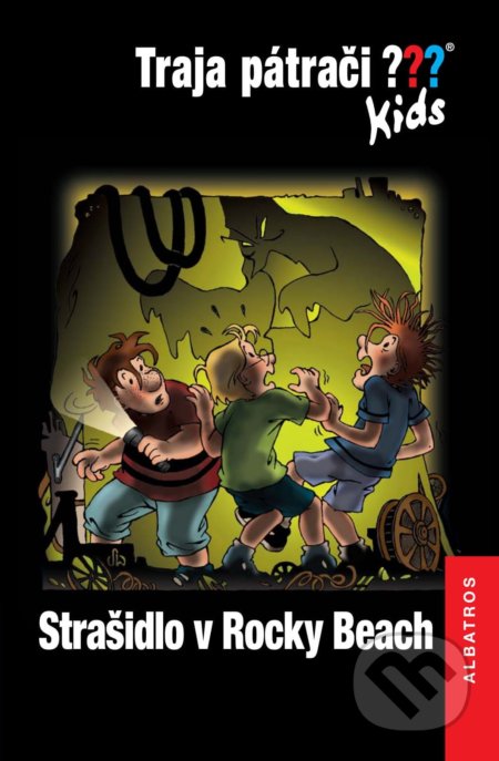 Kniha: Traja pátrači Kids: Strašidlo v Rocky Beach (Ulf Blanck). Albatros SK, 2018 Kniha: Traja pátrači Kids: Strašidlo v Rocky Beach (Ulf Blanck). Albatros SK, 2018