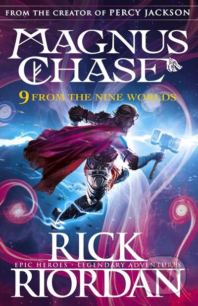 Kniha: 9 From the Nine Worlds (Rick Riordan). Puffin Books, 2018 Kniha: 9 From the Nine Worlds (Rick Riordan). Puffin Books, 2018