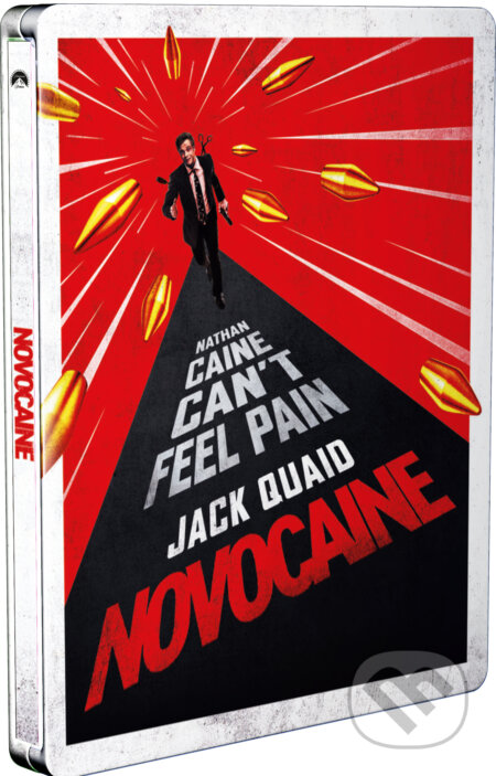 Film: Novokain - steelbook Ultra HD Blu-ray (David Bowers, Dan Berk a Robert Olsen) (Steelbook). Magicbox, 2025 Film: Novokain - steelbook Ultra HD Blu-ray (David Bowers, Dan Berk a Robert Olsen) (Steelbook). Magicbox, 2025