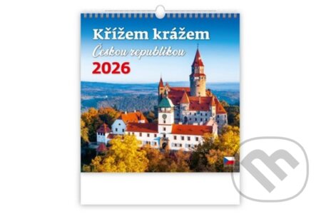 Křížem krážem Českou republikou 2026 - nástěnný kalendář (Helma). Helma, 2025 Křížem krážem Českou republikou 2026 - nástěnný kalendář (Helma). Helma, 2025