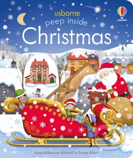 Kniha: Peep Inside Christmas (Anna Milbourne). Usborne, 2021 Kniha: Peep Inside Christmas (Anna Milbourne). Usborne, 2021
