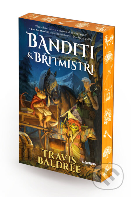 Kniha: Banditi a břitmistři (Travis Baldree). Laser books, 2026 Kniha: Banditi a břitmistři (Travis Baldree). Laser books, 2026