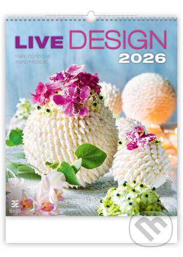 Nástěnný kalendář Live Design 2026 (Helma). Helma, 2025 Nástěnný kalendář Live Design 2026 (Helma). Helma, 2025